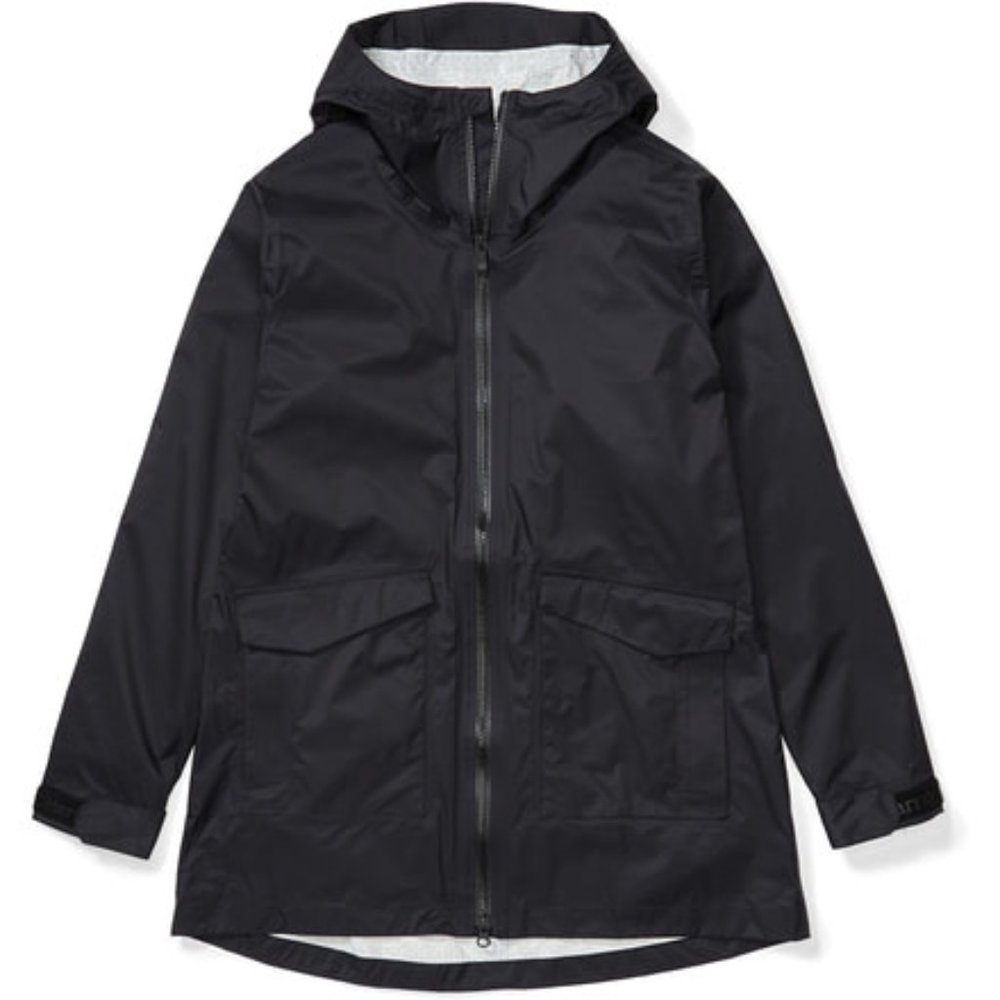 Marmot Ashbury PreCip Eco Jacket - NWT Womens M Medium Black rain jacket